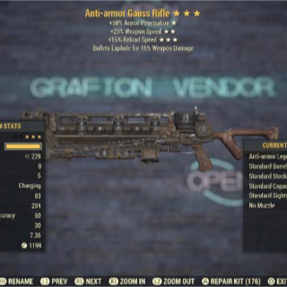 Weapon AA2515 Gauss Rifle Game Items Gameflip