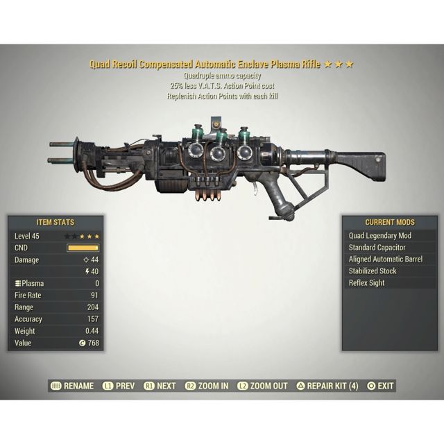 Weapon Q AP 25 Enclave Rifle Game Items Gameflip