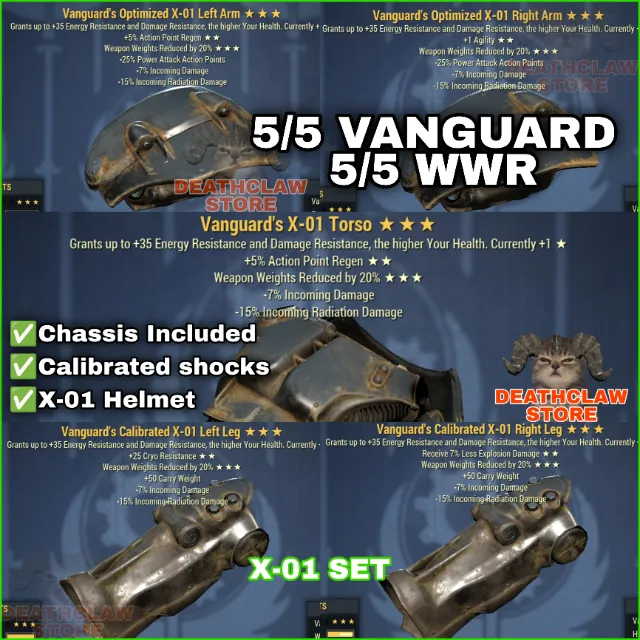 VANGUARD WWR X01 Fallout 76 Game Items Gameflip