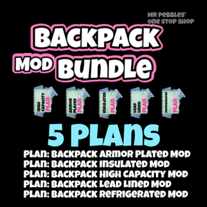 Plan Backpack Mods Game Items Gameflip