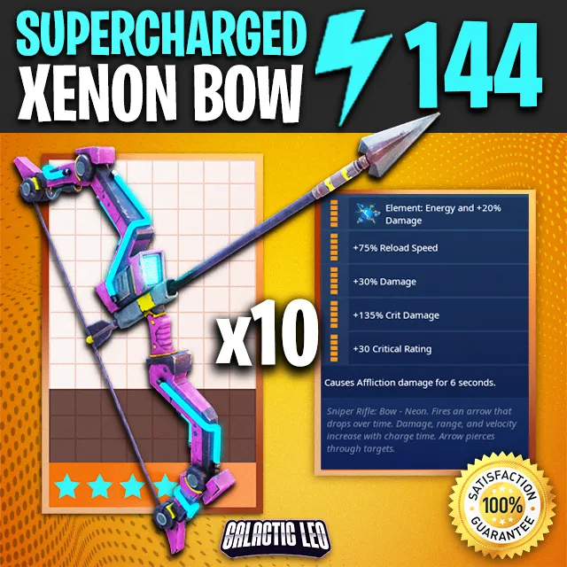 Bundle Xenon Bow 144 X10 Fortnite Game Items Gameflip