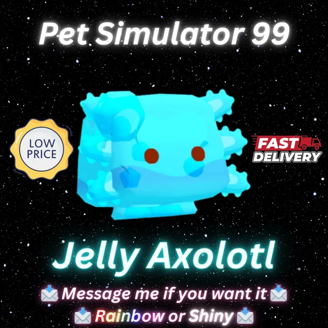 Jelly Axolotl Roblox Game Items Gameflip