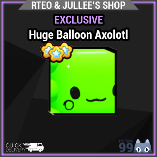 Huge Balloon Axolotl Game Items Gameflip