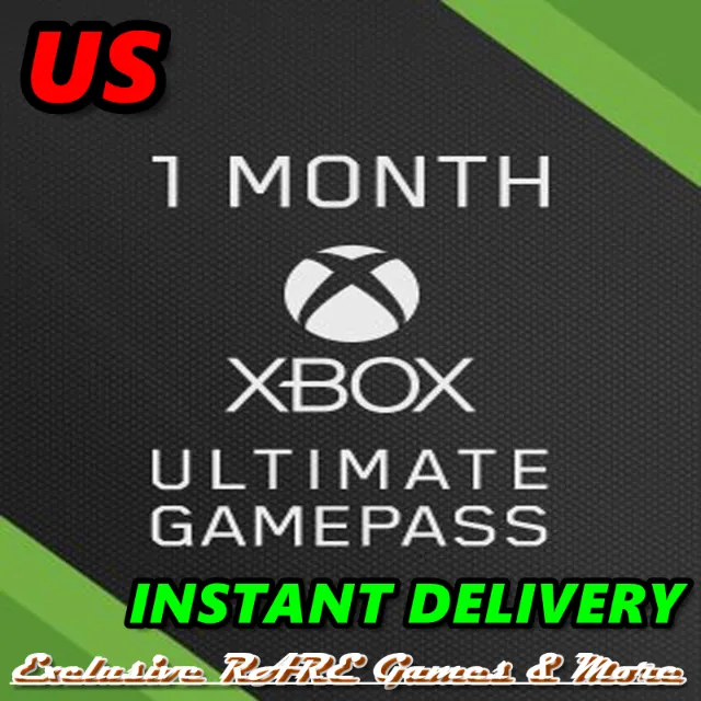 Xbox Game Pass Ultimate 1 Month Key US Xbox Game Pass Gift Cards