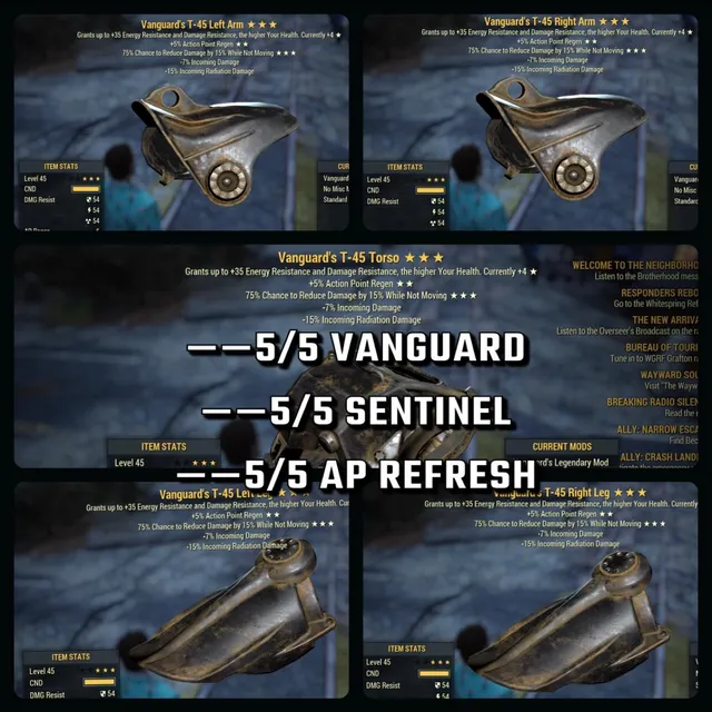 T Vanguard Ap Sentinel Fallout Game Items Gameflip