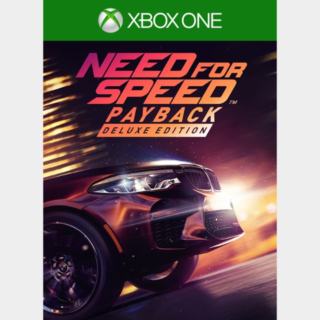 Need For Speed Payback Deluxe Edition Xbox One Redeem Code XBox