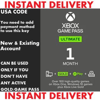 Game Pass Ultimate Xbox Game Pass Gift Cards Gameflip