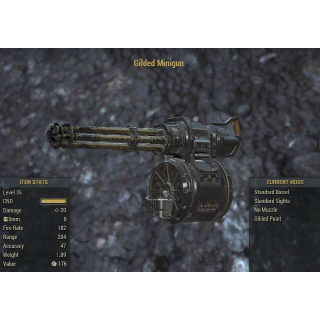 Weapon Gilded Minigun Legacy Game Items Gameflip