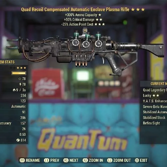 Weapon Q5025 Enclave Plasma Fallout 76 Game Items Gameflip