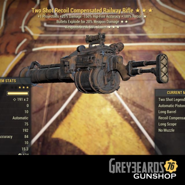 Weapon Tse B Railway Rifle Game Items Gameflip