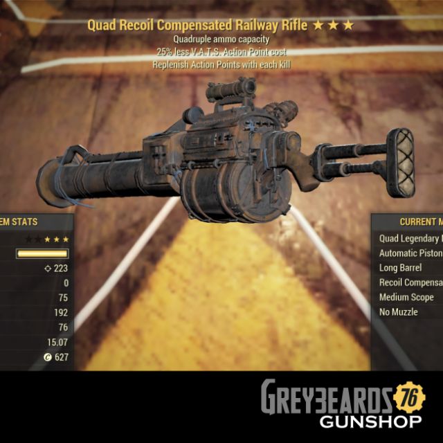 Weapon Quad Ap Railway Rifle Game Items Gameflip