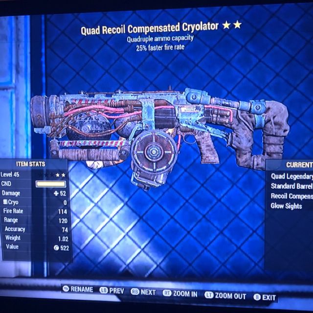 Weapon Q25 Cryolator Game Items Gameflip