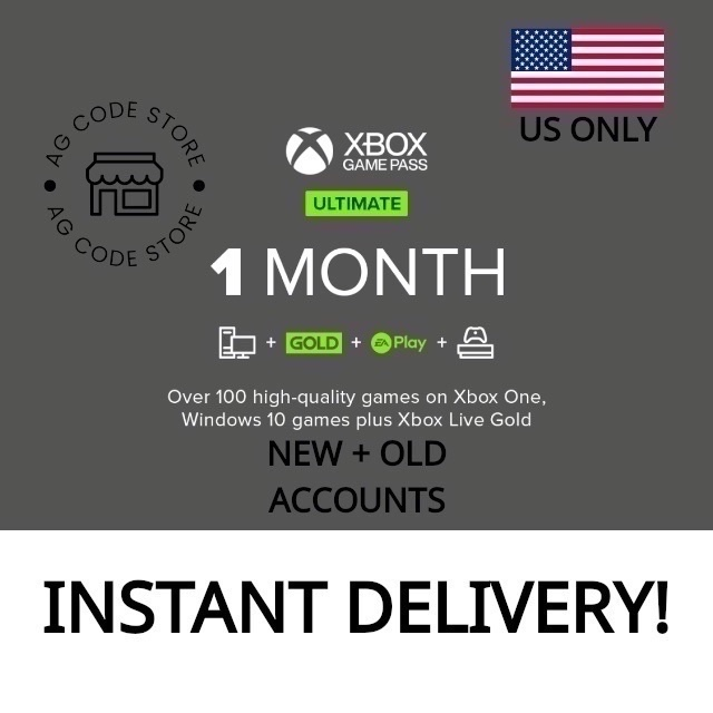 Xbox Game Pass Ultimate 1 Month Membership US ONLY NO STACKABLE