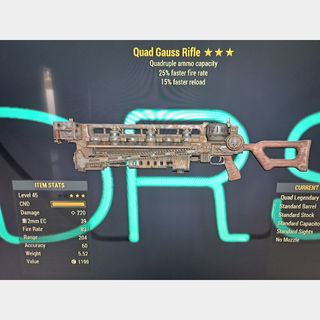 Quad Ffr Fr Gauss Rifle Game Items Gameflip