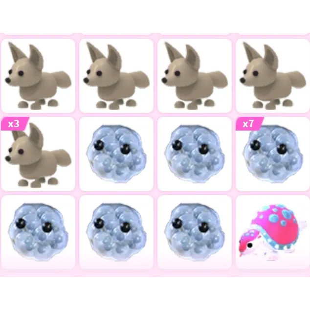 Bundle Adopt Me Pets X Game Items Gameflip