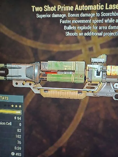 Weapon TSEFMS Laser Rifle Fallout 76 Game Items Gameflip