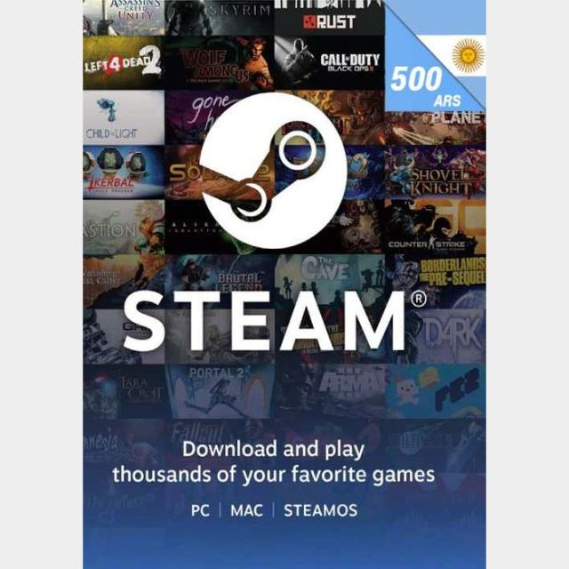 Steam Gift Card 500 ARS 𝐈𝐍𝐒𝐓𝐀𝐍𝐓 𝐃𝐄𝐋𝐈𝐕𝐄𝐑𝐘 Steam Gift Cards Gameflip