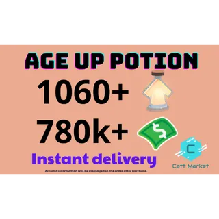 Bundle 4k+ Age up potion account | bucks account 