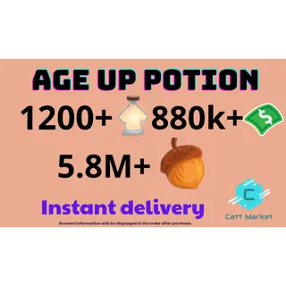 Age up potion account | bucks account | Acorn account