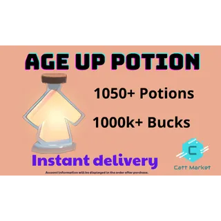 Age up potion account | bucks account 