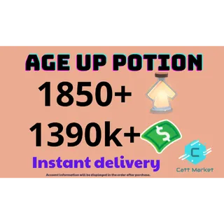 Age up potion account | bucks account 