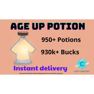 Age up potion account | bucks account 