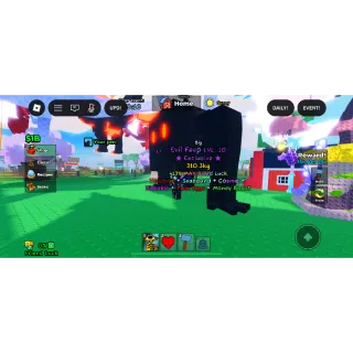 Catch and Tame | Big Evil Feep (Exclusive) Lvl 10 | Volcanic, Seabound & Cosmic Mutation