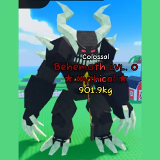Catch and Tame | Colossal Behemoth 902kg (Mythical) Lvl 0 | 1.65K/s
