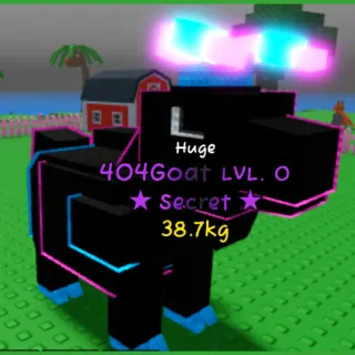 Catch and Tame | Huge 404Goat 39kg (Secret) Lvl 0 | Mutation | 372/s 