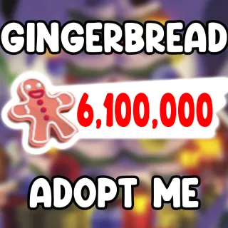 6.1M Gingerbread Account Adopt me Christmas Event - INSTANT DELIVERY - MILLION
