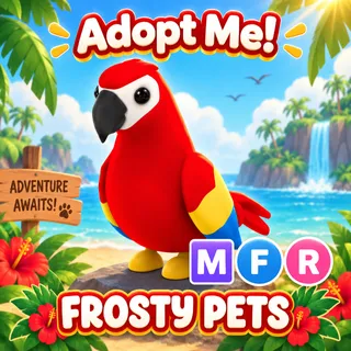 MFR Parrot - Mega Neon Parrot - Adopt Me!