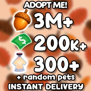 🌰 3-3,4M ACORNS | 💰200K+ Bucks | 🧪300+ Age-Up Potion ( Bonus: Stygian Owl + Tealwood Monster )