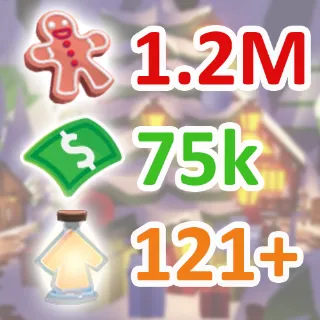 GINGERBREAD ADOPT ME 1.2 MILLION CHRISTMAS EVENT BUCKS