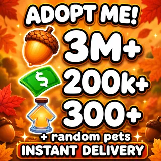 🌰 3-3,4M ACORNS | 💰200K+ Bucks | 🧪300+ Age-Up Potion ( Bonus: Stygian Owl + Tealwood Monster )