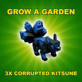 3x Grow a Garden Corrupted Kitsune