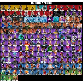 💥 Fortnite Account | 171 Skins | PC/PSN/Xbox | 2250V-Bucks 💸 | Spider-Man, Deadpool, Darth Vader, Midas, Master Chief & More! ⚡