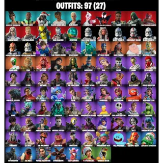 🔥 97 SKINS | CHUN-LI 🥋 | SLIM SHADY (EMINEM) 🎤 | MILES MORALES 🕷️ | BACKLASH (SUPERHERO) ⚡ | SANTA DOGG 🎅 | FA 📧