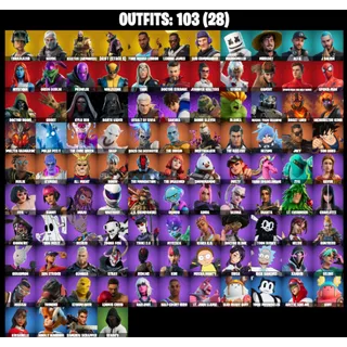 🔥👑 OG FORTNITE ACCOUNT | KRATOS ⚔️ DOOM SLAYER 💀 | MARVEL 🦸‍♂️ | LEBRON JAMES 🏀 | 103 SKINS | 2050 V-BUCKS 💎