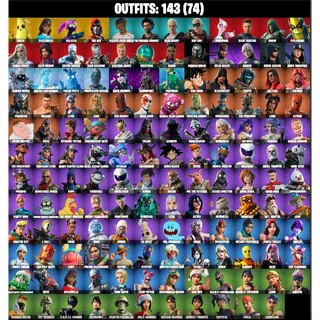 🔥👑 OG FORTNITE ACCOUNT | SKULL TROOPER 💀 | GOKU 🐉 GOKU BLACK 🥶 | MARVEL 🦸‍♂️ | 143 SKINS | FA 🔓