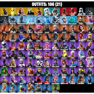 🔥 RARE BATMAN BUNDLE (DARK KNIGHT) 🦇 | OG DRIFT & RAGNAROK | DEADPOOL | GHOUL TROOPER | 106 SKINS | FA ⚡