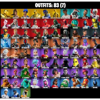 💥 Premium Fortnite Account | 83 Skins | 1700 V-Bucks 💸 | Midas, Spider-Man, Neymar Jr, Mandalorian, Juice WRLD & More! ⚡