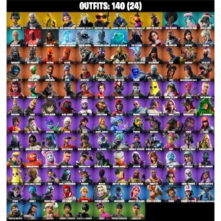 💥 Premium Fortnite Account | 140 skin | 550V-Bucks 💸 | Midas, OG Battle Pass, Icons & Legendary Skins ⚡