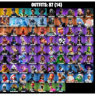 💥 Premium Fortnite Account | 87 Skins | 200V-Bucks 💸 | Rose Team Leader, Khaby Lame, The Weeknd, Frozen Set ⚡