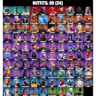 💥 Premium Fortnite Account | 99 skin | Spider-Man, Darth Vader, Son Goku, Doom Slayer, Juice WRLD & More! ⚡
