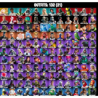 🔥 FORTNITE ACCOUNT | 132 SKINS | SON GOKU ⚡ | SOLID SNAKE 🐍 | DOOM SLAYER 🟢 | GERALT OF RIVIA ⚔️ | OG FA 📧