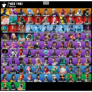 🎮✨OG 𝗙𝗢𝗥𝗧𝗡𝗜𝗧𝗘 account 102 SKINS [PC-PSN-XBOX] 🌀 Fixer , ⚔️The Cube Queen, 🦸 Polarity , 🌊 The Foundation , 🏆 Nezumi 🌀Valeria🌊