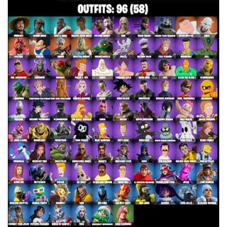 🔥 RARE PSYCHO BANDIT | Satoru Gojo + Invincible | Slayer Juice WRLD |  96Skins | Full Access | PC/PSN/Xbox ⚡