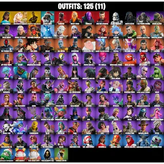 🔥 125 SKINS | SPIDER-MAN 🕷️ | SON GOKU ⚡ | DARTH VADER 🌌 | OPTIMUS PRIME 🤖 | T-60 POWER ARMOR ⚙️ | OG FA 📧