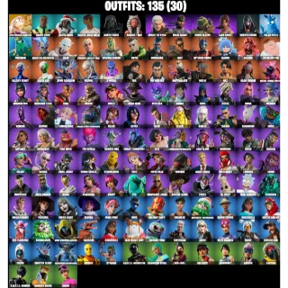 💥 Premium Fortnite Account | 135 skin | 1350V-Bucks 💸 | Star Wars, Anime, Icon & Rare Skins ⚡