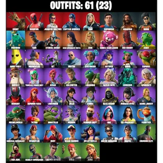 💎👑 OG FORTNITE ACCOUNT [PC] | TMNT: LEONARDO RAPHAEL 🐢 | SUPERMAN 🦸 AQUAMAN | MARVEL: THOR CAPTAIN AMERICA 🦸‍♂️ | FA 🔓